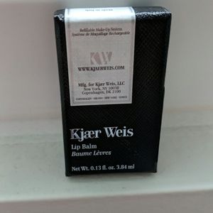 Kjaer Weis Lip Balm NEW with case luxury green